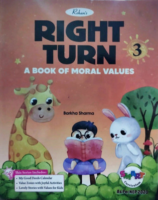 Rohans Right Turn Moral Science Class - 3(Paperback, T)