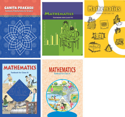 NCERT Mathematics Textbooks For Class 6 To 10(Combo) || Set Of 5 Books(New Latest Edition For 2025-2026)-English Medium(Hardcover, NCERT)