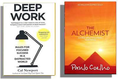 Bookswise Combo:- Deep Work + The Alchemist ( English )(Paperback, Cal Newport)