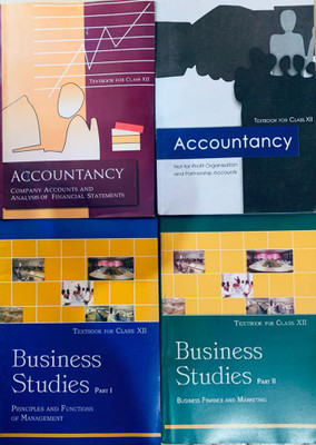 Ncert Class 12th Accountancy - Not For Profit Organisation And Partnership Accounts + Company Accounts And Analysis Of Financial Statements + Business Studies Part 1 And 2 For Class 12(Paperback, ncert)