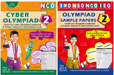 V&S Publishers NCO (Computers Olympiad Guidebook And Sample Papers) Olympiad Combo Class 2 (Set Of 2 Books)(Paperback, V&S Publishers)