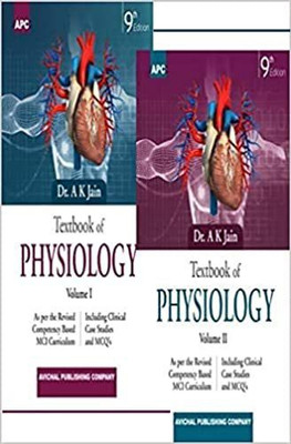 Textbook Of Physiology - Vol. 1 And 2 With Free Q N A Physiology Booklet Product Bundle(Paperback, A.k.jain)