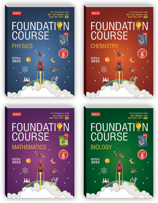 MTG Foundation Course Class 6 - Physics, Chemistry, Biology, Mathematics (Set Of 4 Books) - Your Companion To Crack NTSE-NVS-KVPY-BOARDS-IIT JEE-NEET-NSO Olympiad Exam, Based On Latest Pattern-2023(Paperback, MTG Editorial Board)