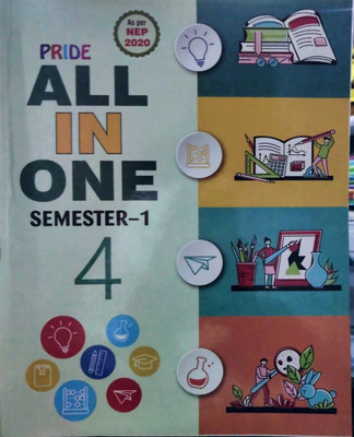 Pride All In One Semester Book Class - 4 Sem -1(Paperback, T)