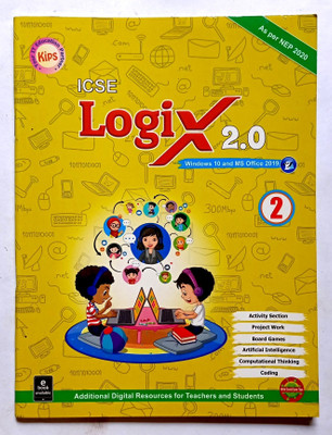 Icse Logix 2.0 Windows 10 And Ms Office 2019 Class -2 (Old Like New Book)(Paperback, Editorial)