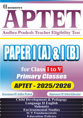 APTET Paper 1(A) And 1(B) 2025-2026 Class 1 To 5 Primary Classes (Set Of 6 Books)(Paperback, CHETAN SAKHUJA)