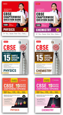 MTG Class-12 CBSE Chapterwise Question Bank + ScoreMore 15 Sample Papers With 10 Years (2025-2016) Chapterwise Topicwise Solved Papers (PYQs) Physics & Chemistry Books For 2025-26 Board Exam (Set Of 6)(Paperback, MTG Editorial Board)