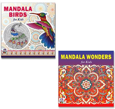 Mandala Amazing Wonders Colouring Art Designs + High Quality Premium Paper Mandala Flying Birds Art Designs Colouring Books For Kids | Imaginative Bird Designs | Magical Drawing Pages | Kids Art Development | Flying Birds Art Book (Set Of 2 Books)(Paperback, Namaskar Kids) Mandala Amazing Wonders Colouring Art Designs + High Quality Premium Paper Mandala Flying Birds Art Designs Colouring Books For Kids | Imaginative Bird Designs | Magical Drawing Pages | Kids Art Development | Flying Birds Art Book (Set Of 2 Books)(Paperback, Namaskar Kids)