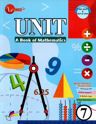 Wings, Unit, A Book Of Mathematics, Class-7(Paperback, RAJ KISHORE JHA)