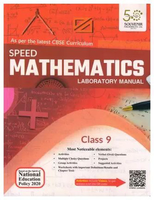 Souvenir SPEED MATHEMATICS LABORATORY MANUAL CLASS - 9 (As Per The Latest CBSE Curriculum)(Paperback, Rakesh Mohan Naithani)