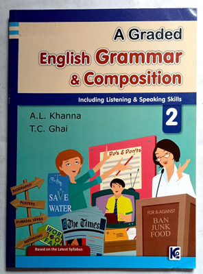 A Graded English Grammar & Composition Class-2(Old Like New Book)(Paperback, A.L. Khanna)