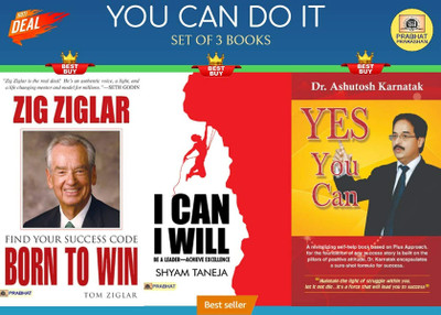 You Can Do It Bundle: Set Of 3 Books Ashutosh Karnataka; Shyam Taneja And Zig Ziglar & Tom Ziglar Ashutosh Karnatak; Shyam Taneja And Zig Ziglar & Tom Ziglar(Paperback, Ashutosh Karnatak;Shyam Taneja;Zig Ziglar & Tom Ziglar) You Can Do It Bundle: Set Of 3 Books Ashutosh Karnataka; Shyam Taneja And Zig Ziglar & Tom Ziglar Ashutosh Karnatak; Shyam Taneja And Zig Ziglar & Tom Ziglar(Paperback, Ashutosh Karnatak;Shyam Taneja;Zig Ziglar & Tom Ziglar)