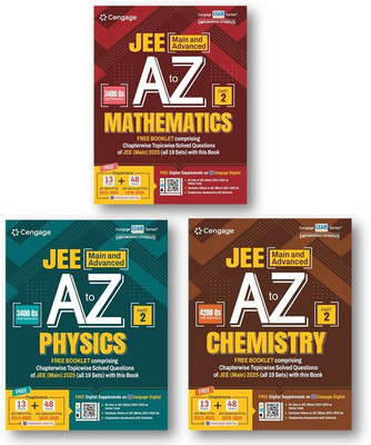 Cengage JEE (Main And Advanced) A To Z : Part 2 [Physics , Chemistry , Mathematics] (3-Books Set)(Paperback, CENGAGE LEARNING EXPEART TEAM)