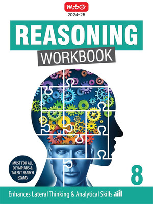 MTG Reasoning Workbook (2024-25 Edition) - Enhances Lateral Thinking & Analytical Skills | Must For All Olympiads & Talent Search Exams | Level 8 / Class 8(Paperback, PALLAVI AGGARWAL) MTG Reasoning Workbook (2024-25 Edition) - Enhances Lateral Thinking & Analytical Skills | Must For All Olympiads & Talent Search Exams | Level 8 / Class 8(Paperback, PALLAVI AGGARWAL)