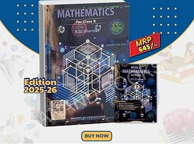 R D Sharma Mathematics For Class 10 - 2025-26 EXAMINATION - CBSE - Textbook + MCQ Book - Combo Set Of 2 Books - 2025/Ed. [ORIGINAL BOOKS - TOP GRADE PAPER & PRINT] WITH MCQS MATHEMATICS (SET OF TWO BOOKS) BY R. D. SHARMA(Paperback, rd sharma)