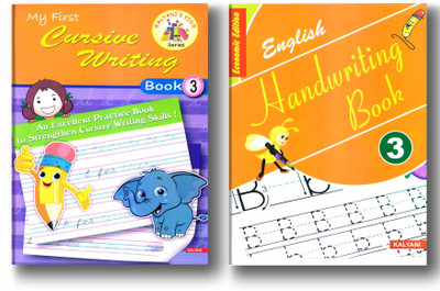 Cursive Writing 3 & English Handwriting 3 Activity Combo Pack Set Of 2 Books(Paperback, K K S)
