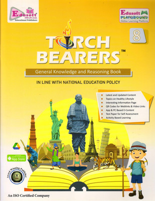 Edusoft TORCH BEARERS Class - 8 General Knowledge And Reasoning Book(Paperback, GAGAN AGARWAL)