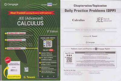 Cengage Jee (Advanced) Calculus [3 Rd Edition] With Daily Practice Problems (Dpp) Set Of Two Books, By G. Tewani(Paperback, G. TEWANI)
