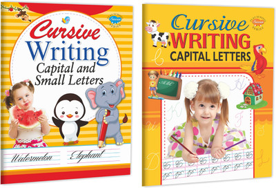 Cursive Writing Capital Letters, Cursive Writing Capital & Small Letters | Set Of 2 Cursive Writing Books(Paperback, Manoj Publications Editorial Board)
