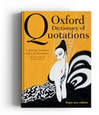 Oxford Dictionary Of Quotations(Paperback, Oxford)