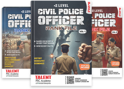 Talent Academy Kerala PSC CPO Rank File | 2025 – 2026 Edition | 3 Volume Full Guide With New Syllabus For All PSC Exams(Paperback, Malayalam, Team Talent)