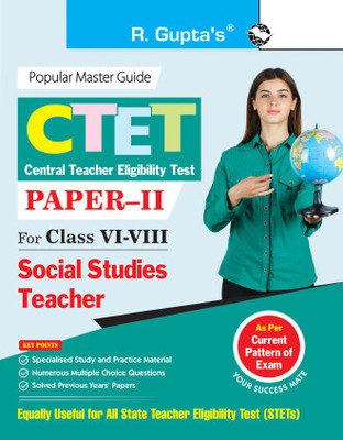 CTET : Paper-II (Class VI To VIII) Social Studies Teacher Posts Exam Guide English(Paperback, RPH Editorial Board)