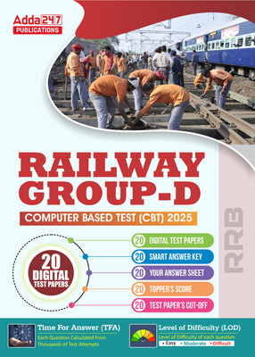 Railway Group - D Computer Based Test (CBT) 20 Digital Test Papers Exam 2025(Paperback, Adda247 Publications)