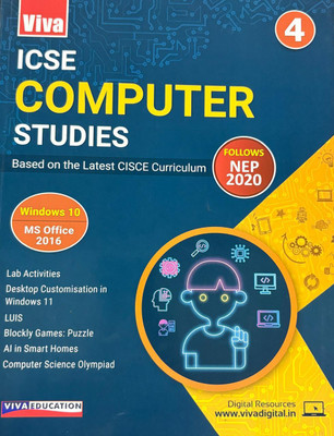 Viva ICSE Computer Studies Class-4(Paperback, Preeti Vasudeva)
