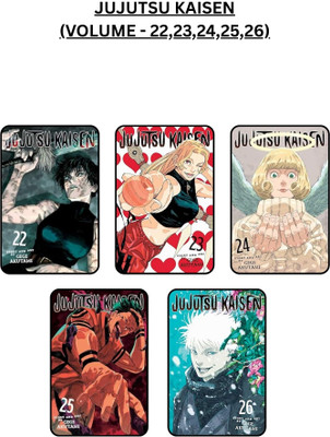 Jujutsu Kaisen Manga Book (Volume 22-26) (5 Books Combo)(Paperback, Akutami Gege)