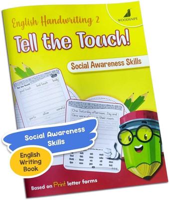 English Handwriting Practice | Normal Font | English Writing Book 2 - Tell The Touch Story Writing For Kids(Paperback, Woodsnipe Publications)