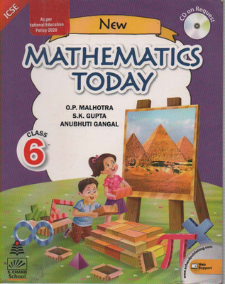 Icse New Mathematics Today For Class - 6(Paperback, O.P. MALHOTRA, S.K. GUPTA, ANUBHUTI GANGAL)