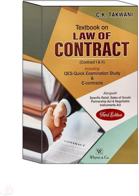 Textbook On Law Of Contract (Contract I & II) Edition 2025(Paperback, C K Takwani)