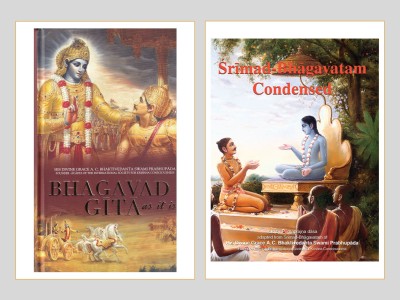 Bhagavad Gita: As It Is 2016 English Edition + Srimad Bhagavatam - In Story Form(Hardcover, HDG A.C. Bhaktivedanta Swami Srila Prabhupada)