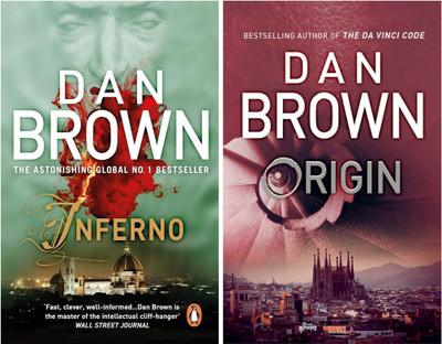 Dan Brown Book Combo Set : Inferno + Origin (Hardcover) - Combo Of 2 Books Set(Hardcover, Dan Brown)