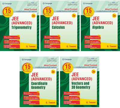 Mathematics Combo For JEE Advanced With FREE 47 YEARS JEE ADVANCED PYQ’s, Videos & Online Assessments: Algebra + Calculus + Coordinate Geometry + Trigonometry + Vectors & 3D Geometry Set Of 5 Books Paperback – 20 April 2025(Paperback, G. Tewani)