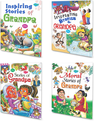 Short Stories From Grandpa Set Of 4 Story Books |(Paperback, Manoj)