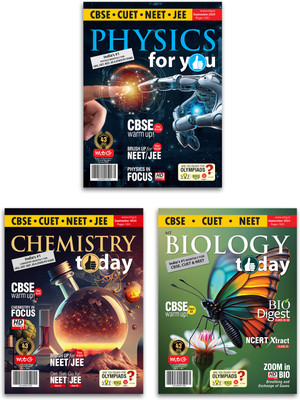 MTG Monthly Magazines Of September 2025 - Physics For You, Chemistry Today, Biology Today For NEET Exam 2025(Paperback, MTG Editorial Board)