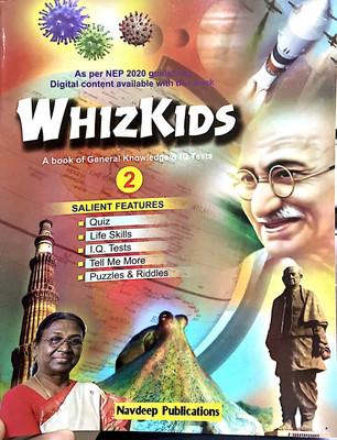 Whizkids A Book Of General Knowledge & Iq Tests Class 2(Paperback, MRS.D. BHANDARI)