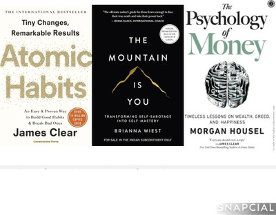 Combo. Atomic Habits + The Mountain Is You + The Psychology Of Money. Combo Set Of 3 Books(Paperback, Mix publisher)