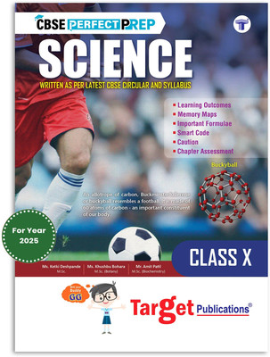 CBSE Class 10 Science Notes Book (Exam 2026) � Physics, Chemistry & Biology | NCERT Textbook Solutions, HOTS, Exemplar, Intext Questions, PYQs, MCQs(Paperback, Content Team at Target Publications)