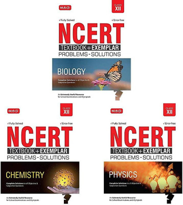 NCERT Text Book + Exemplar Problems - Solutions Fully Solved & Error Free For Class-12 ( Physics + Chemistry + Biology ) Set Of 3 Books(Paperback, MTG EXPEART TEAM) NCERT Text Book + Exemplar Problems - Solutions Fully Solved & Error Free For Class-12 ( Physics + Chemistry + Biology ) Set Of 3 Books(Paperback, MTG EXPEART TEAM)