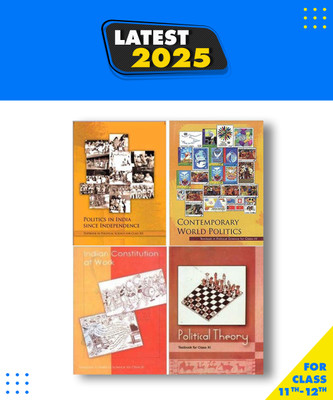 NCERT Textbook In Political Science For Class 11 And Class 12 COMBO Paperback, NCERT|New Latest Edition For 2025-2026(Paperback, NCERT)