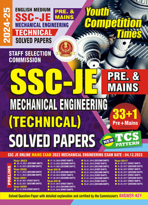 2024-25 SSC JE Mechanical Engineering Solved(Paperback, YCT EXPERT TEAM)