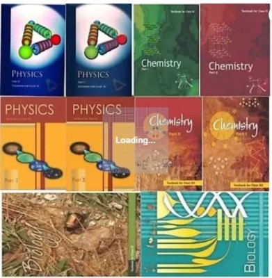 Physics Textbook Part -1 And 2 Chemistry Textbook Part- 1 And 2 Biology Textbook For Class - 11 And 12( Set Of 11th AND 12th Books Combo ) Latest Addition Set(Paperback, NCERT)