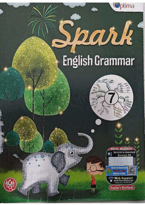 Optima Spark English Grammar Class - 7(paperpack, Dr. Parbha Mailk)