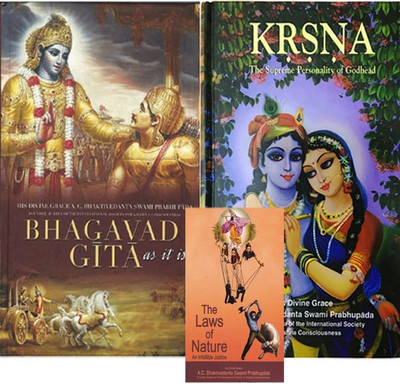 Bhagavad Gita As It Is With Krsna - The Supreme Personality Of Godhead (English ) With One Book(Hardcover, His Divine Grace A.C. Bhaktivedanta Swami Prabhupada)