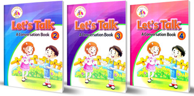 Combo 3 Book Of Let's Talk A Book Of Conversation Part 2, 3 & 4(Paperback, Kalyani Publisher)