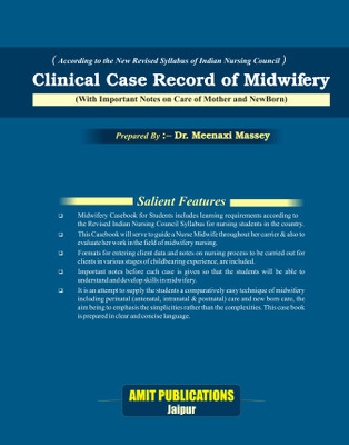 Clinical Case Record Of Midwifery By Dr. Meenaxi Massey Updates 2023 4e(Paperback, Dr. Meenaxi Massey)