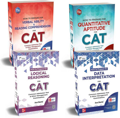 CAT Exam 2025 Book Combo By Arun Sharma (Set Of 4 Books) - Quantitative Aptitude + Verbal Ability And Reading Comprehension + Logical Reasoning + Data Interpretation| Latest Editions (Paperback, Arun Sharma, Meenakshi Upadhyay)(Paperback, arun sharma) CAT Exam 2025 Book Combo By Arun Sharma (Set Of 4 Books) - Quantitative Aptitude + Verbal Ability And Reading Comprehension + Logical Reasoning + Data Interpretation| Latest Editions (Paperback, Arun Sharma, Meenakshi Upadhyay)(Paperback, arun sharma)