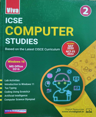 ICSE Computer Studies Based On The Latest CiSCE Curriculum Class 2(Pepper back, Preeti Vasudeva)